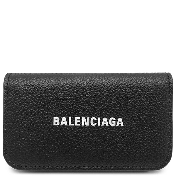 バレンシアガ BALENCIAGA キャッシュ CASH 6398201 IZIM1090 ブラック レザー キーケース ヴィンテージ金具 6本用 黒  新品 未使用