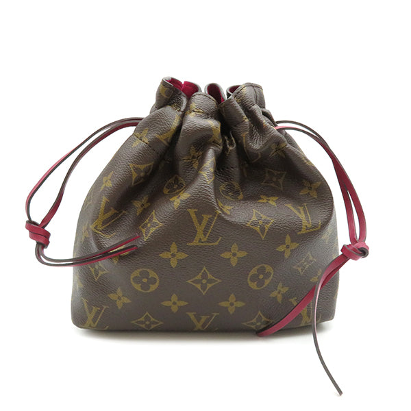 LOUIS VUITTON ポッシュ ノエ ポーチ モノグラム フューシャ