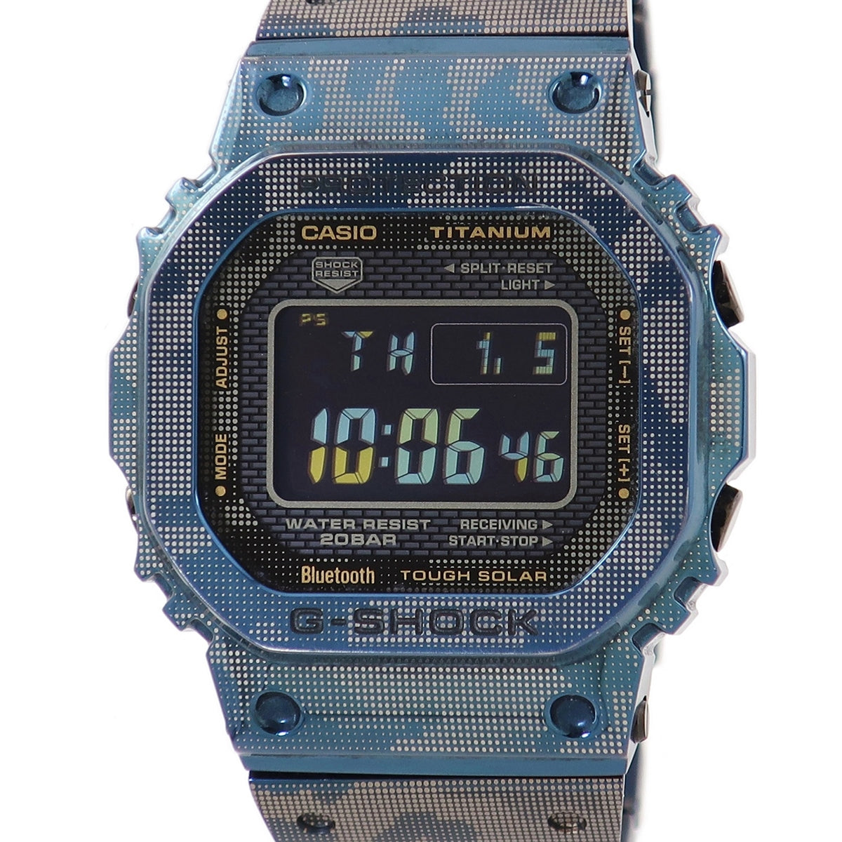 G-SHOCK フルメタル GMW-B5000TCF-2JR クオーツ メンズ レーザー彫刻