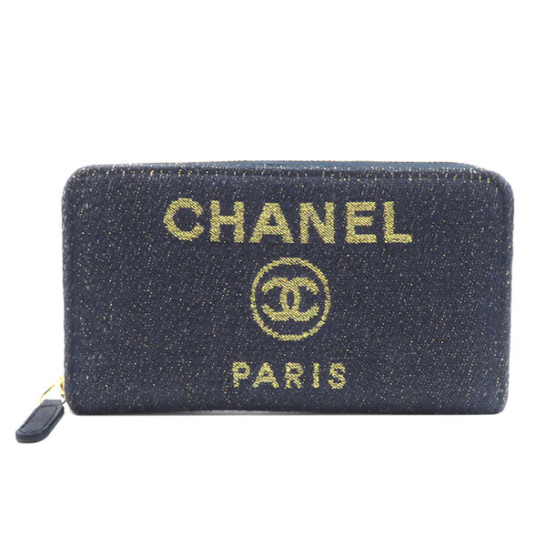 【新品】CHANEL ドーヴィル ラウンドファスナー 長財布