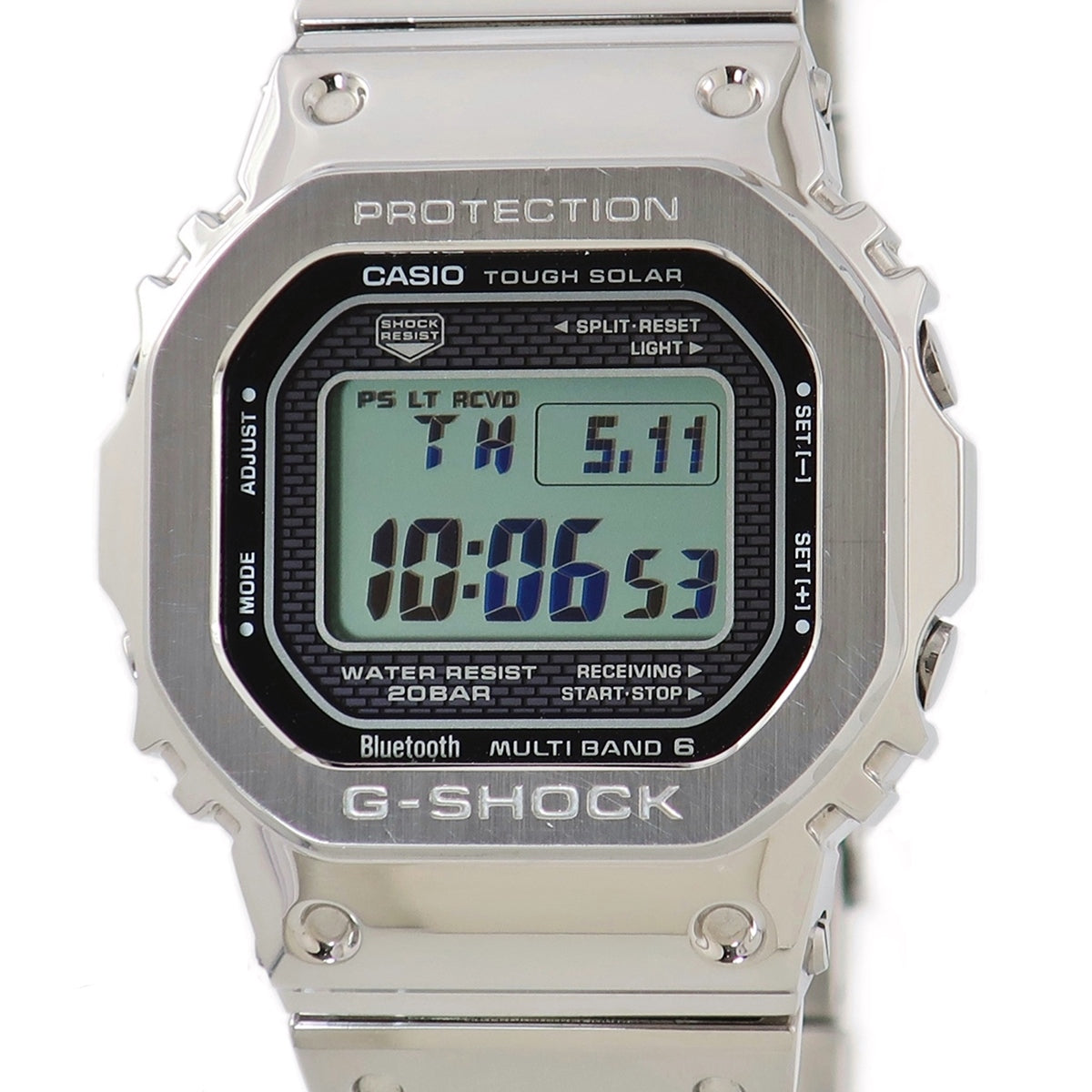 G-SHOCK フルメタル 5000シリーズ GMW-B5000D-1JF クオーツ メンズ タフソーラー Bluetooth対応 角型