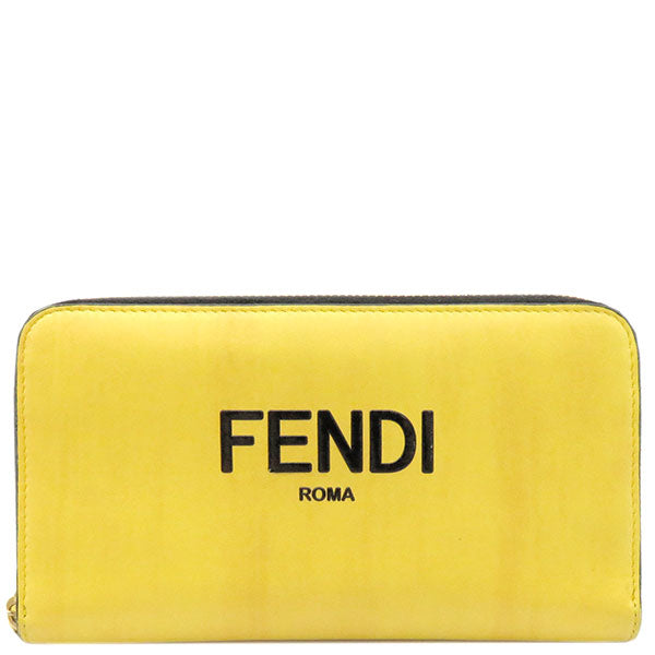 フェンディ FENDI FENDI ROMA ロゴ ジップアラウンド ウォレット