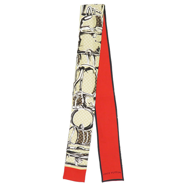 【極美品】ルイヴィトン M73964 バンドートランク スカーフ 赤  シルクまるshopsの全商品一覧