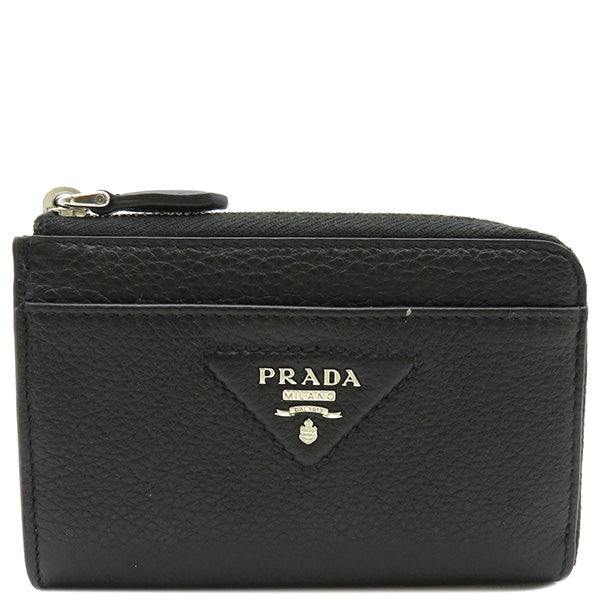 プラダ PRADA トライアングルロゴ カードケース 1PP122 NERO レザー