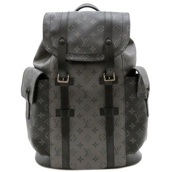 ルイヴィトン LOUIS VUITTON クリストファー MM M45419 モノグラムエクリプス リュック・デイパック シルバー金具