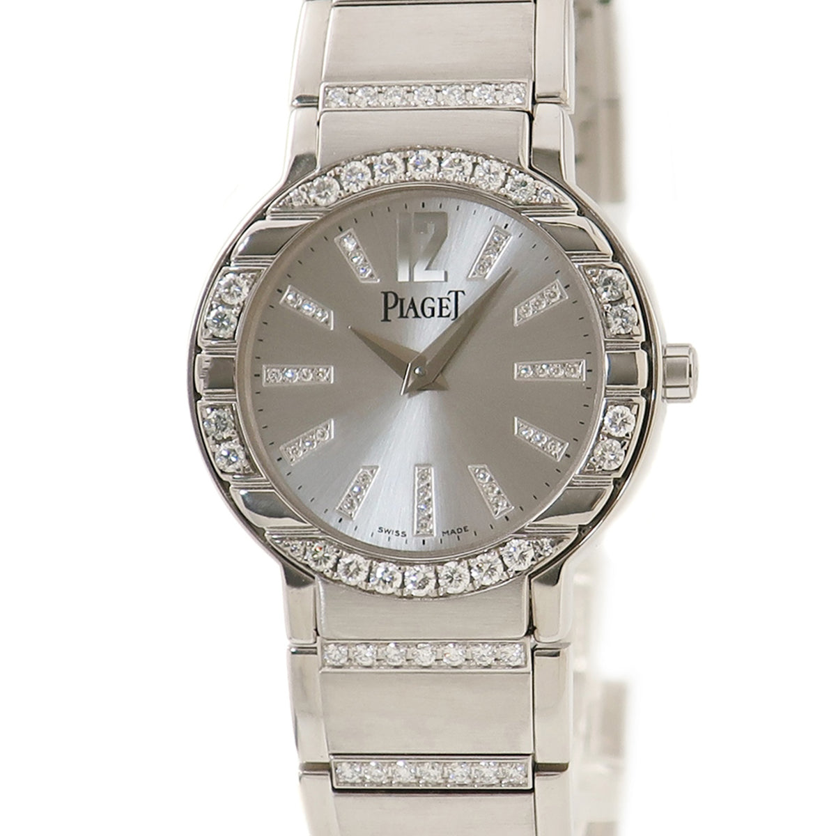 ピアジェ PIAGET ポロ P10140 G0A26033 クオーツ レディース K18WG無垢 純正ダイヤ