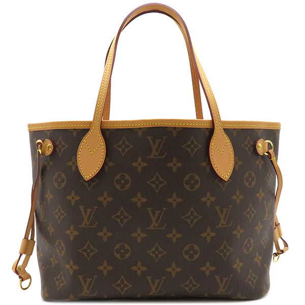 ルイヴィトン LOUIS VUITTON モノグラム×ピヴォワンヌ ネヴァーフル PM M41245 モノグラムキャンバス トートバッグ ゴールド金具  茶 ピンク