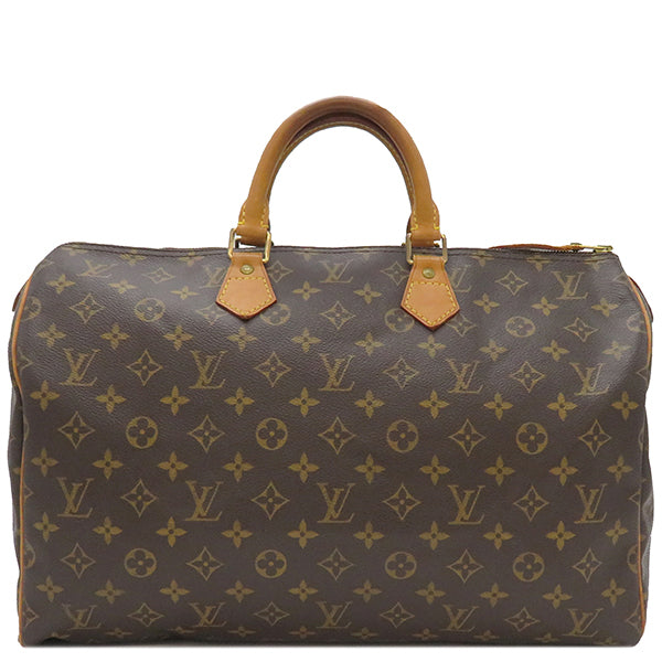 ルイヴィトン LOUIS VUITTON M41522 モノグラムキャンバス ハンドバッグ ゴールド金具 茶 ボストンバッグ 鍵・パドロック