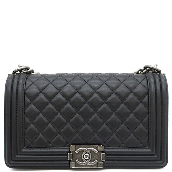 シャネル CHANEL ボーイシャネル チェーンショルダー A67086 ブラック ...