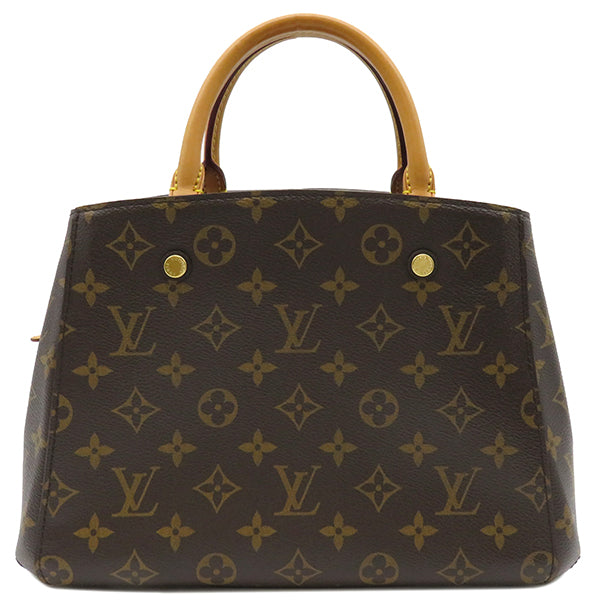 ルイヴィトン LOUIS VUITTON モノグラム モンテーニュ BB M41055 モノグラムキャンバス ハンドバッグ ゴールド金具 茶