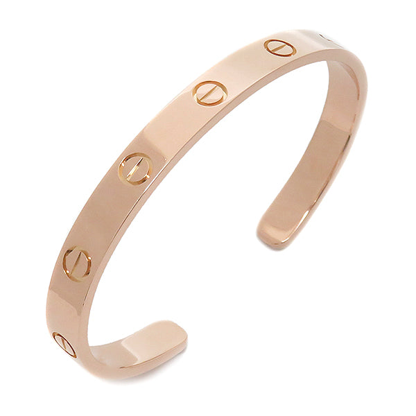 カルティエ Cartier LOVE ラブブレス オープン ピンクゴールド K18PG #17 ブレスレット 750 18K 18金 RG  ローズゴールド