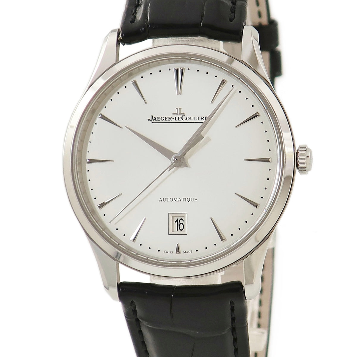 ジャガールクルト JAEGAER LECOULTRE マスター ウルトラスリム デイト Q1238420 109.8.37.S 自動巻き メンズ  サンレイ バー 薄型