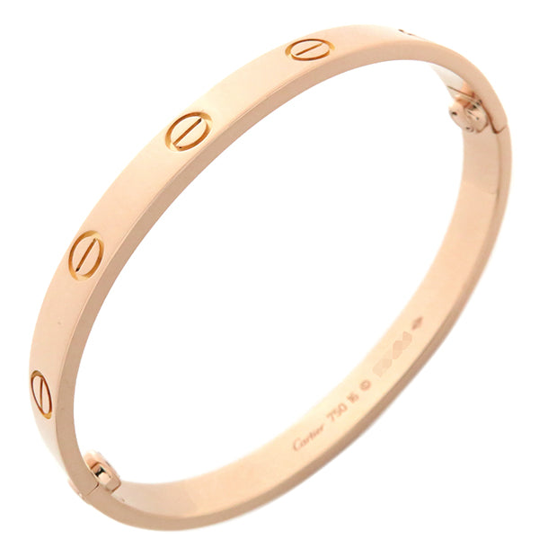 カルティエ Cartier LOVE ラブブレス B6067416 ピンクゴールド K18PG #16 ブレスレット 750 18K 18金