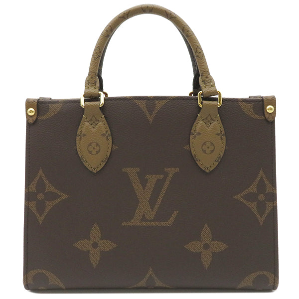 ルイヴィトン LOUIS VUITTON モノグラム×モノグラムリバース オンザゴー PM M46373 モノグラムキャンバス モノグラムリ