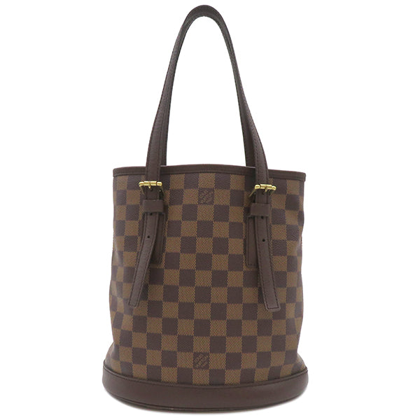 ルイヴィトン LOUIS VUITTON マレ N42240 ダミエエベヌ ダミエキャンバス ハンドバッグ ゴールド金具 茶 赤 トートバッ