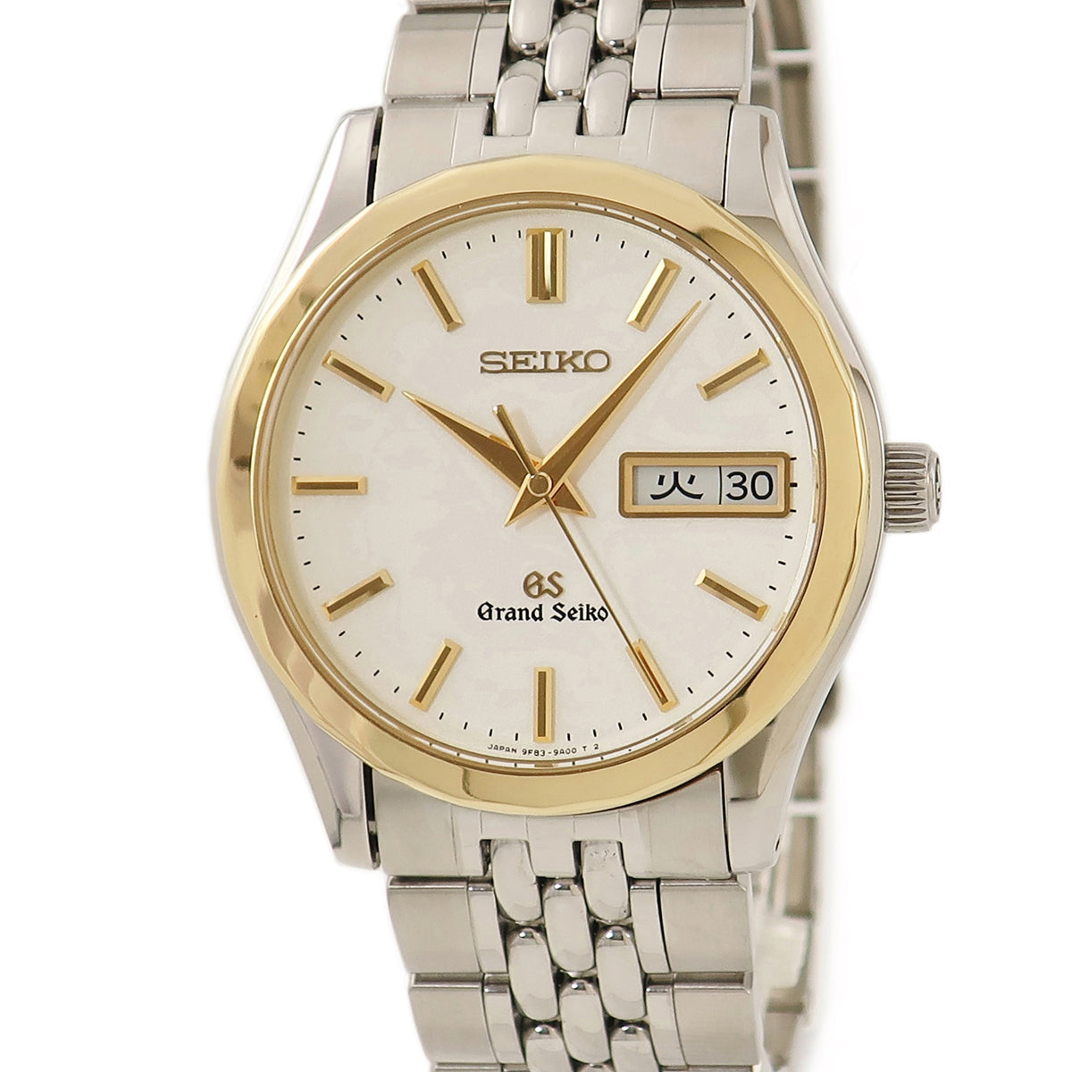 グランドセイコー Grand Seiko 9Fクォーツ デイデイト SBGT002 9F83-9A10 クオーツ メンズ K18YG×SS