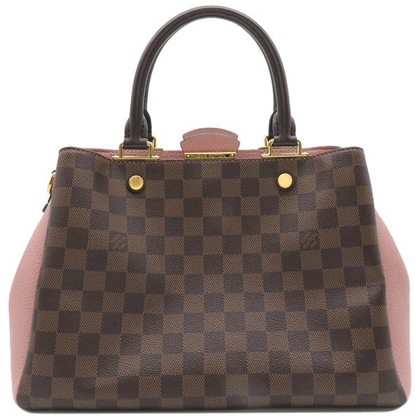 ルイヴィトン LOUIS VUITTON ブリタニー N41674 マグノリア ダミエキャンバス 2WAYバッグ 茶 ピンク