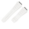 リシャール・ミル RICHARD MILLE ブラック ラバー 腕時計パーツ 新品同様 純正 替え ベルト バンド ストラップ 30mm ホワイト 白