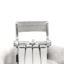 ブライトリング BREITLING ブラック クロコダイル ステンレススチール 純正バックル 腕時計パーツ 純正 クロコ ベルト バンド ストラップ 純正SS製Dバックル付き 替え 23mm ブラック 黒