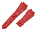 ハリーウィンストン Harry Winston レッド クロコダイル 腕時計パーツ 新品同様 純正 クロコ ベルト 替え ストラップ 28ｍｍ 赤 シャイニー