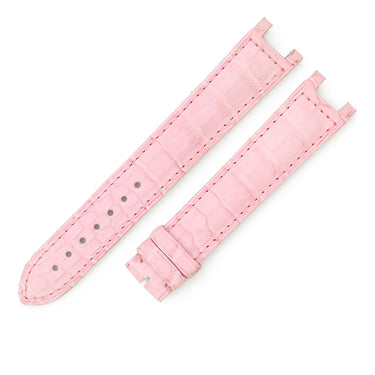 カルティエ Cartier パシャ用 クロコバンド ピンク クロコダイル 腕時計パーツ 新品同様 純正 替え ベルト ストラップ 尾錠用 18ｍｍ ピンク