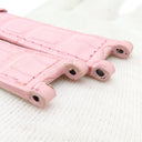 カルティエ Cartier パシャ用 クロコバンド ピンク クロコダイル 腕時計パーツ 新品同様 純正 替え ベルト ストラップ 尾錠用 18ｍｍ ピンク