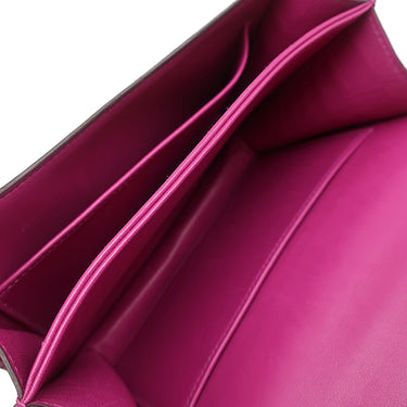 エルメス HERMES コンスタンス ミニ 3 ローズシェヘラザード アリゲーター ショルダーバッグ ゴールド金具