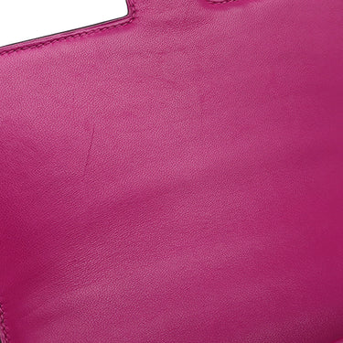 エルメス HERMES コンスタンス ミニ 3 ローズシェヘラザード アリゲーター ショルダーバッグ ゴールド金具