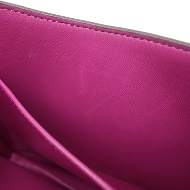 エルメス HERMES コンスタンス ミニ 3 ローズシェヘラザード アリゲーター ショルダーバッグ ゴールド金具