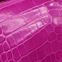 エルメス HERMES コンスタンス ミニ 3 ローズシェヘラザード アリゲーター ショルダーバッグ ゴールド金具