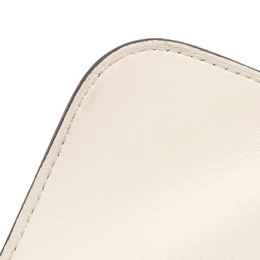 エルメス HERMES コンスタンス ロング トゥー ゴー ナタ×ジョーヌシトロン ヴォーエプソン 長財布 シルバー金具 オフホワイト 二つ折り財布