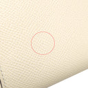 エルメス HERMES コンスタンス ロング トゥー ゴー ナタ×ジョーヌシトロン ヴォーエプソン 長財布 シルバー金具 オフホワイト 二つ折り財布