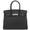 エルメス HERMES バーキン30 ブラック トゴ ハンドバッグ シルバー金具 黒