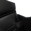 エルメス HERMES バーキン30 ブラック トゴ ハンドバッグ シルバー金具 黒