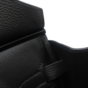 エルメス HERMES バーキン30 ブラック トゴ ハンドバッグ シルバー金具 黒