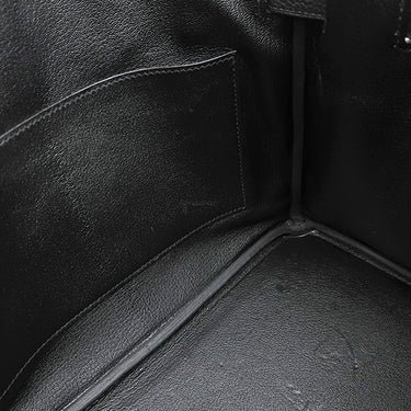 エルメス HERMES バーキン30 ブラック トゴ ハンドバッグ シルバー金具 黒