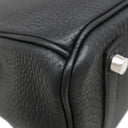 エルメス HERMES バーキン30 ブラック トゴ ハンドバッグ シルバー金具 黒