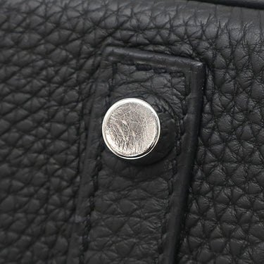 エルメス HERMES バーキン30 ブラック トゴ ハンドバッグ シルバー金具 黒
