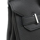 エルメス HERMES バーキン30 ブラック トゴ ハンドバッグ シルバー金具 黒