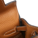 エルメス HERMES ケリー28 内縫い トフィ トリヨンクレマンス 2WAYバッグ ゴールド金具 茶