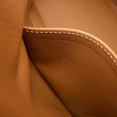 エルメス HERMES ケリー28 内縫い トフィ トリヨンクレマンス 2WAYバッグ ゴールド金具 茶