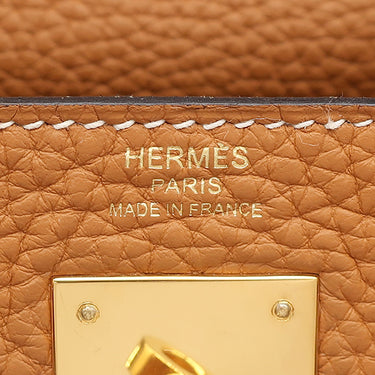 エルメス HERMES ケリー28 内縫い トフィ トリヨンクレマンス 2WAYバッグ ゴールド金具 茶