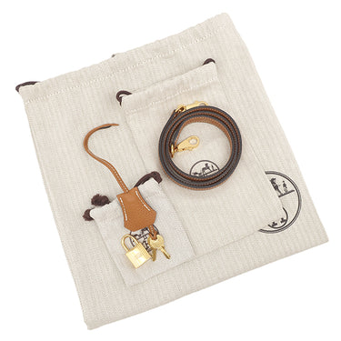 エルメス HERMES ケリー28 内縫い トフィ トリヨンクレマンス 2WAYバッグ ゴールド金具 茶