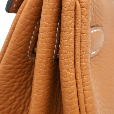 エルメス HERMES ケリー28 内縫い トフィ トリヨンクレマンス 2WAYバッグ ゴールド金具 茶