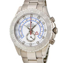 腕時計 ロレックス ROLEX ヨットマスター2 116689 V番 自動巻き メンズ V番 K18WG無垢 ホワイト レガッタクロノグラフ スモールセコンド