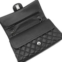 シャネル CHANEL マトラッセ 25 Wチェーン A01112 ブラック キャビアスキン ショルダーバッグ ゴールド金具 ココマーク ダブルフラップ