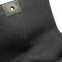 シャネル CHANEL ボーイシャネル 25 A67086 ブラック キャビアスキン ショルダーバッグ シルバー金具 黒 チェーンバッグ