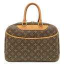 ルイヴィトン LOUIS VUITTON ドーヴィル M47270 モノグラム モノグラムキャンバス ハンドバッグ ゴールド金具 茶 ボーリングヴァニティ 鍵・パドロック欠品