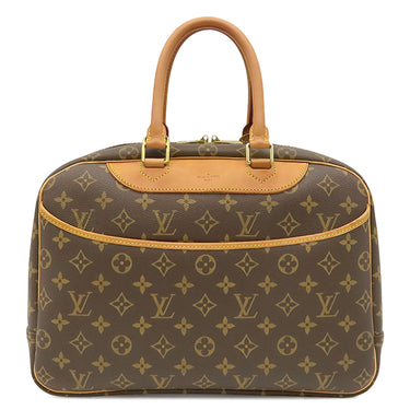 ルイヴィトン LOUIS VUITTON ドーヴィル M47270 モノグラム モノグラムキャンバス ハンドバッグ ゴールド金具 茶 ボーリングヴァニティ 鍵・パドロック欠品