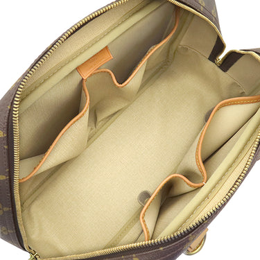 ルイヴィトン LOUIS VUITTON ドーヴィル M47270 モノグラム モノグラムキャンバス ハンドバッグ ゴールド金具 茶 ボーリングヴァニティ 鍵・パドロック欠品